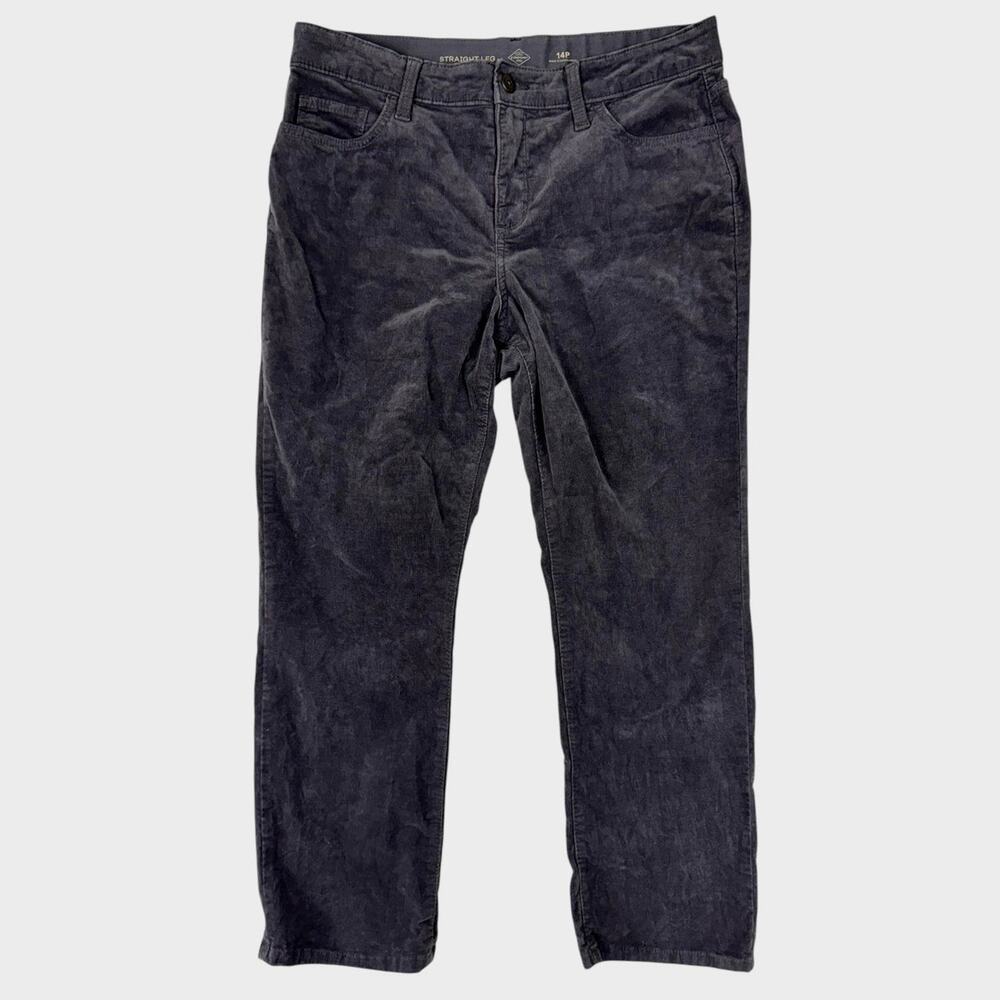 St. John's Bay Black Straight Leg 14P Corduroy Pants